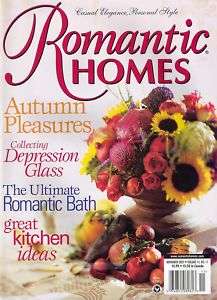   Homes Magazine Collecting Depression Glass Romantic Bath Kitchen Ideas