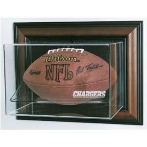 San Diego Chargers NFL Case Up Football Display Case (Horizontal 