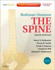Rothman Simeone The Spine Expert Consult Online, Print and DVD, 2 