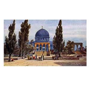 The Mosque of the Dome ( Al Omar ) at Temple Mount, Jerusalem Premium 