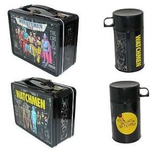 Watchmen Movie Group Metal Lunch Box and Thermos NeW