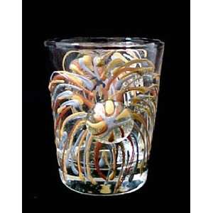  Fireworks Design   Hand Painted   Collectible Shot Glass 