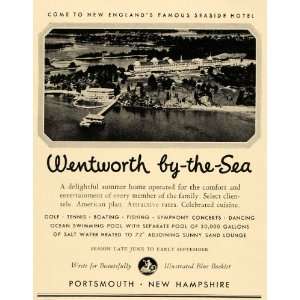   Ad Wentworth by the Sea Hotel Resort Portsmouth NH   Original Print Ad