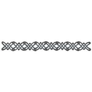  Grey Celtic Arm Band Temporary Tattoo   1X6 Everything 