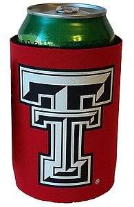 Texas Tech Red Raiders Neoprene Can Holder Koozie NCAA 086867081260 
