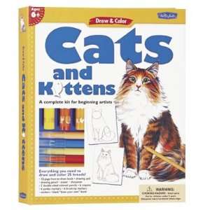  Cat And Kittens Draw & Color: Toys & Games