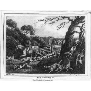  Fox hunting,The British Sportsman,1790