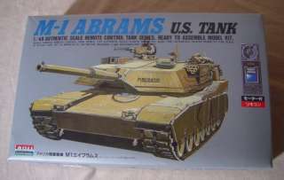 Abrams US Tank 1/48 ( Wire ) Remote Controled  