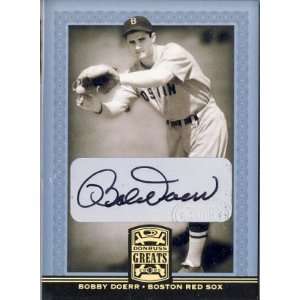  Bobby Doerr   Boston Red Sox 2005 Autograph MLB Trading 