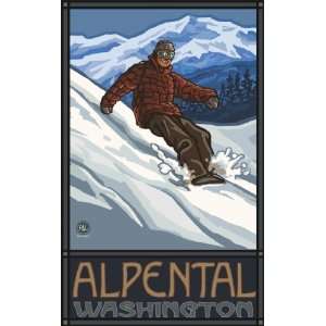  Northwest Art Mall Alpental Washington Snowboarder Edge 