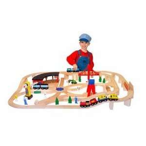  Wooden Railway Set Toys & Games