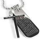 Cool Mens Stainless Steel Cross Pendant Grid w Necklace items in 