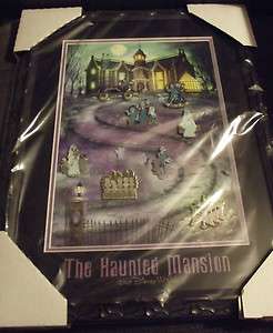 WDW Disney Haunted Mansion®   8 Pin Framed Set LE100  