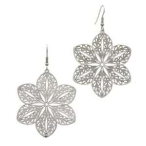  Snowflake Stainless Steel Dangle Earrings: Jewelry