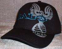HALO UNSC Logo Embroidered Black Flex Fit Baseball Cap HAT  