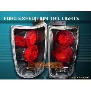 Ford Expedition Tail Lights Black Taillights 1997 1998 1999 2000 2001 