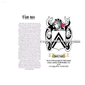   Crest on Fine Paper and Family History (IN Stock)