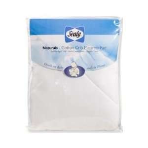  Sealy Cotton Crib Mattress Pad   Fitted Baby