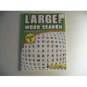  Large Print Word Search Vol 2 Puzzle Toys & Games