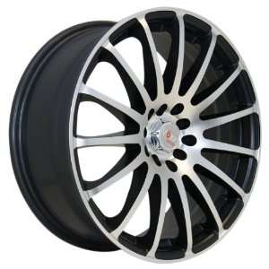  Voxx Wheels 347 Satin Black Wheel with Machined Face (18x7 