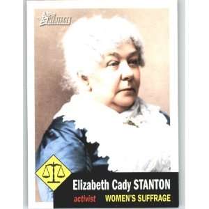  2009 Topps American Heritage Heroes Trading Card #21 Elizabeth Cady 