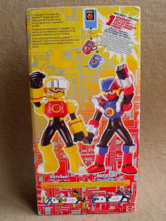Megaman NT Warrior Guts Soul   Mattel   Includes 1 Megaman Battle Chip 