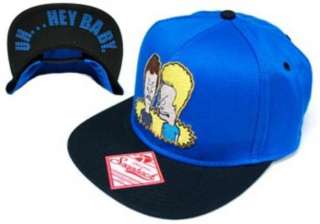   & Butthead Blue Hat Snap Back Baseball Cap Licensed Adult  