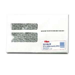 New Double Window Tax Form Envelope for W 2 Laser Form Case Pack 1 