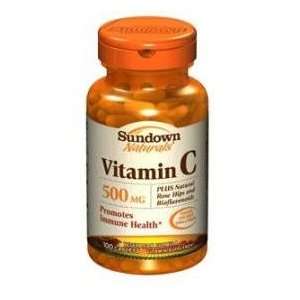 Sundown Vitamin C 500Mg Caplets Plus Rose Hips & Bioflavonoids 100