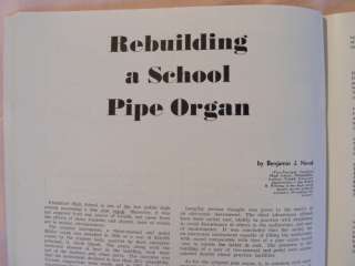 Oct 1964 Vintage American Organist Magazine Pipe Organ  