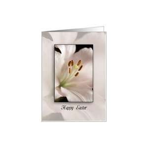 Easter Lily Flower Card