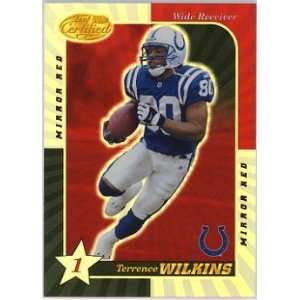  Terrence Wilkins Indianapolis Colts 2000 Leaf Certified 
