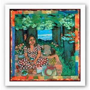  Picnic on the Grass Alone by Faith Ringgold 30x24 Art 