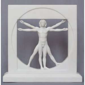  Vitruvian Man Sculpture Statue
