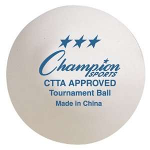   Tennis Ball Ping Pong Ball CHINESE TOURNAMENT BALL TUBE OF 6 Sports