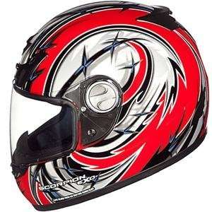  Scorpion EXO 400 Sting Helmet   Small/Red: Automotive