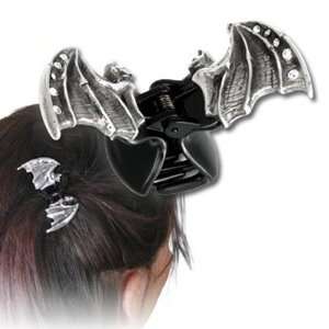    Swarovski Crystal Bat Alchemy Gothic Hair Clip