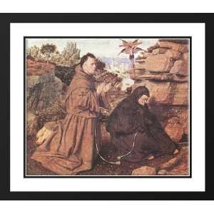 Eyck, Jan van 23x20 Framed and Double Matted Stigmatization of St 