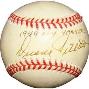  Duane Pillette 1949 NY YANKEES SIGNED Official AL Baseball 