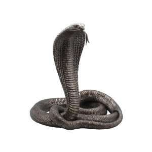  13 inch King Cobra Snake Animal Figure Coiled Collectible 