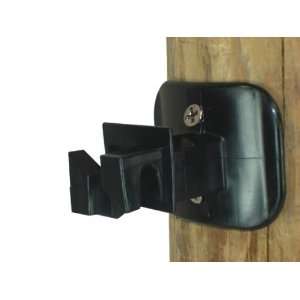   Electric Fence Insulator for Wood Post   Black