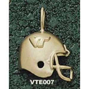  14Kt Gold Virginia Tech Vt Helmet