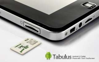 Tabulus teléfono androide de 2.2 tabletas con 7/Pantalla WiFi 