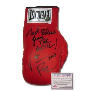  Vinny Paz Pazienza Hand Signed Everlast Boxing Glove 