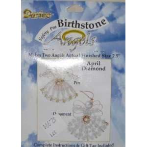  Safety Pin Birthstone Angel Kit   April (Diamond 