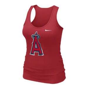  Los Angeles Angels of Anaheim Womens Nike Red Ribbed Team 