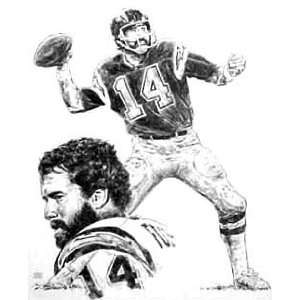 Dan Fouts San Diego Chargers Lithograph 
