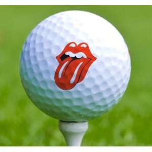  3 x Rock n Roll Golf Balls Rolling Stones: Musical 