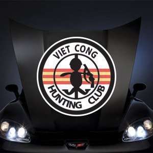   Army Emblem   Vietnam   Viet Cong Hunting Club 20 DECAL Automotive
