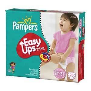  Pampers Easy Ups Training Pants for Girls   Jumbo Pack 